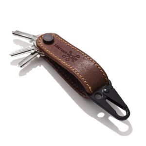 Key Organiser Clip Brown